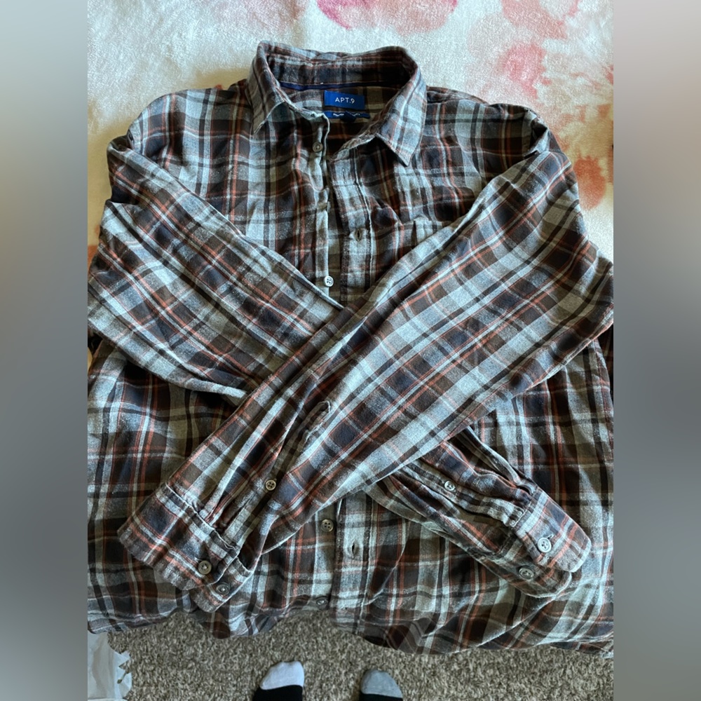 Brown Plaid Flannel